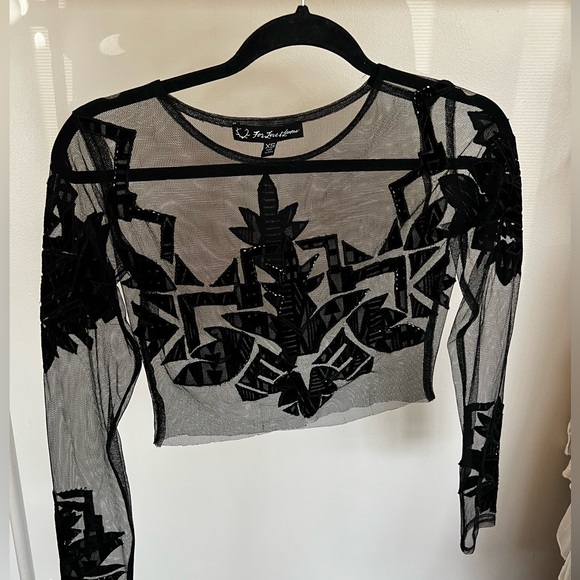 For Love And Lemons Tops For Love And Lemons Crop Top Poshmark